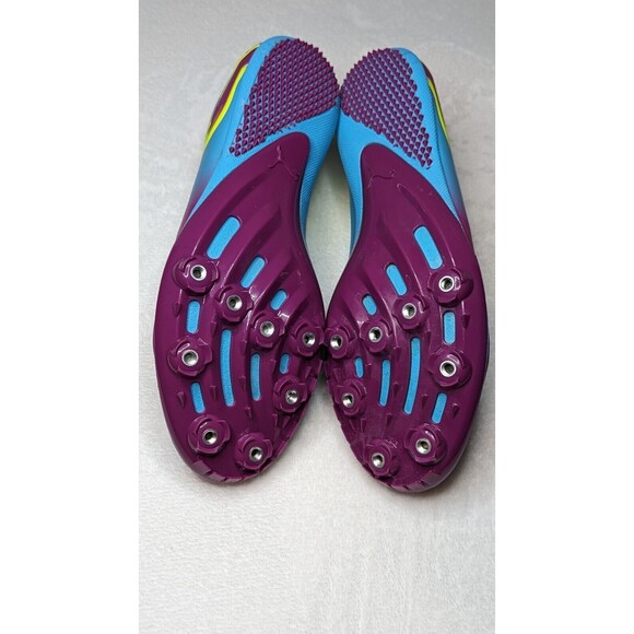 Puma TFX Sprint  v4 Women's Blue Atoll-magenta -fl Yellow Size (7.5) 187031-04 - Picture 12 of 16